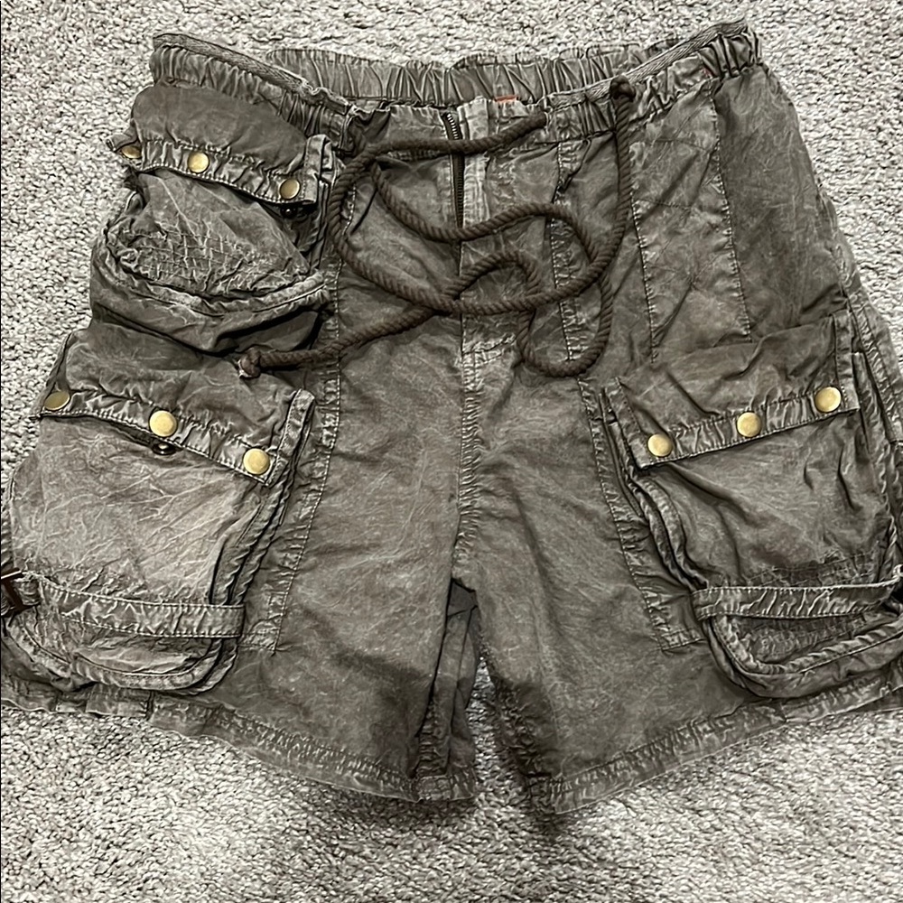 Free People Green Casual Shorts